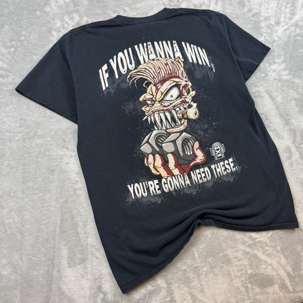 Gildan Men's Black T-shirt - Picture 7 of 8